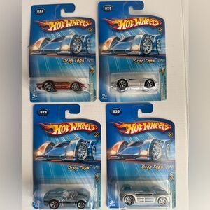 Hot Wheels 2005 First Editions Drop Tops Lot Of 4 Nomad Dodge Super Corvette